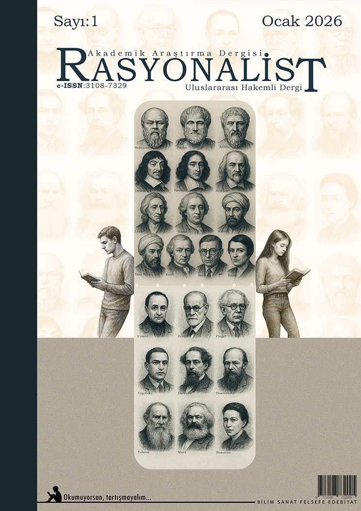 					Cilt 1 Sayı 1 (2026): Rasyonalist Cilt1 Sayı 1 Gör
				
